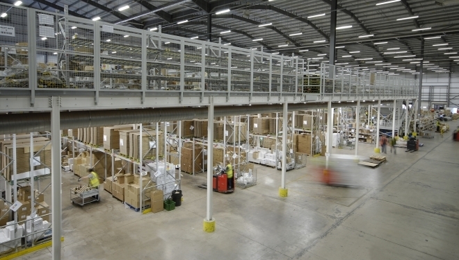 Mezzanine-Konstruktionen für Zukunftssichere Lebensmittellogistik